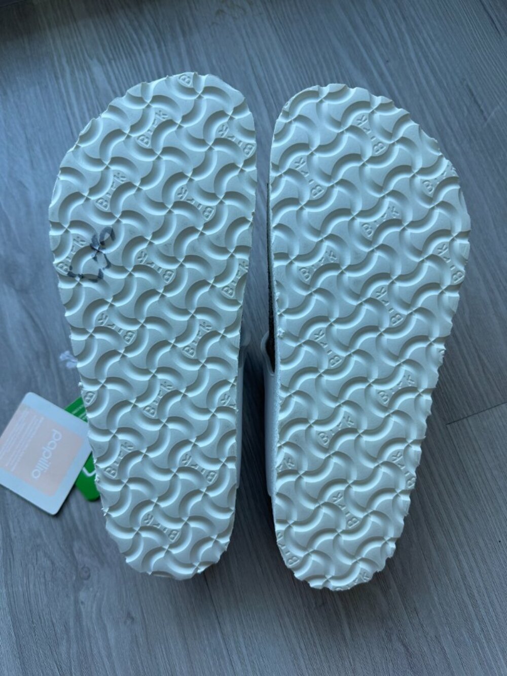 Birkenstock Gizeh Platform Vegan Sandals – White – Size EU 38 (US 7–7.5) - Picture 11 of 15